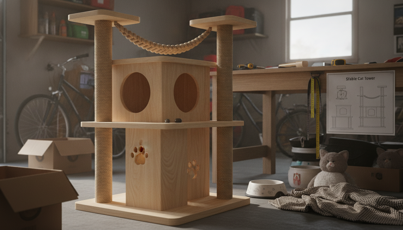 Wooden Cat Trees for Large Cats: Stability & Specs