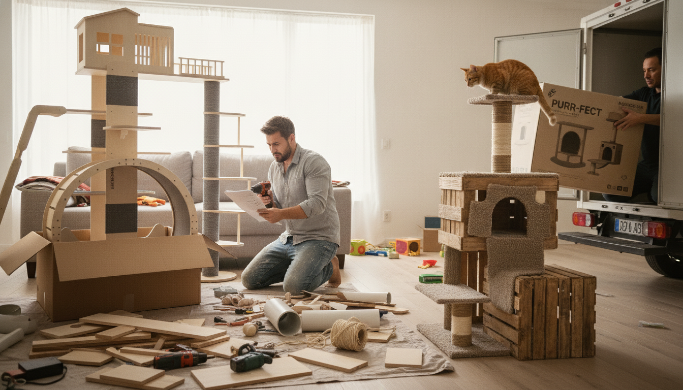 Buy vs Build a Cat Tree: Which Is Cheaper?
