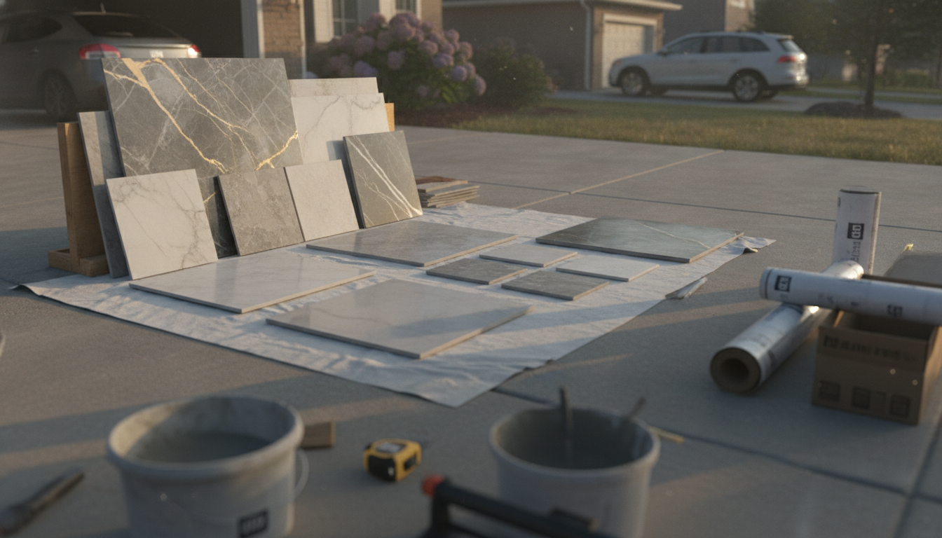 Types of Marble Effect Tiles: Materials, Finishes & Formats