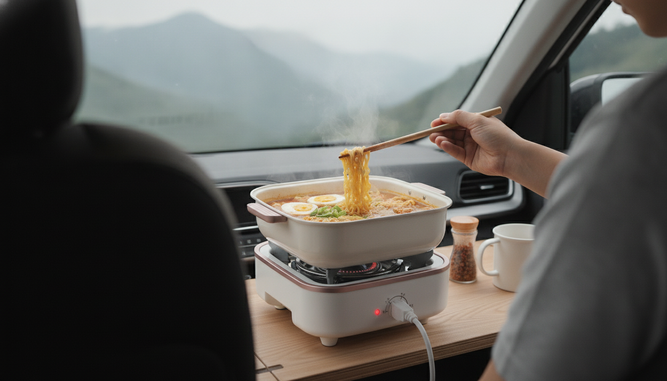 Portable Hot Pot Meals: Noodles, Soup, Rice & More