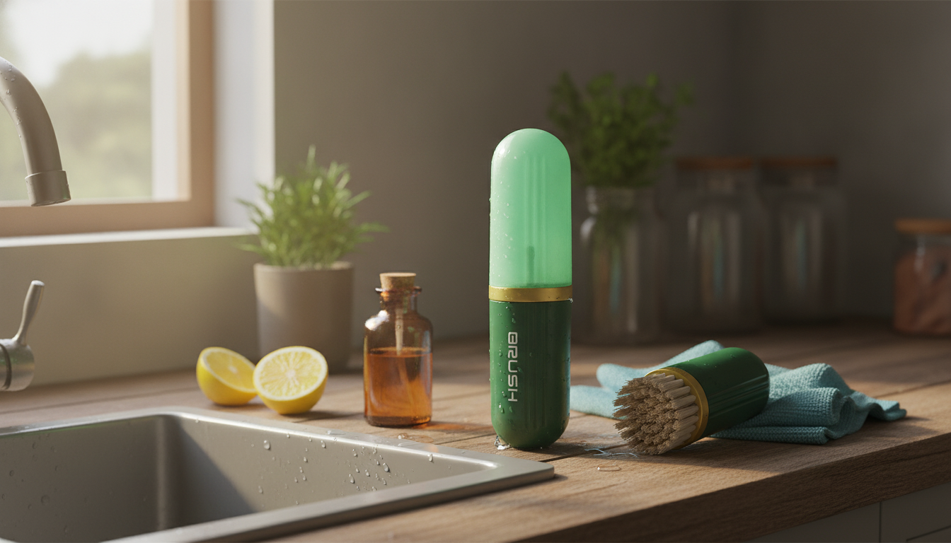 3-in-1 Dispenser Brush for Low-Waste Spot Cleaning