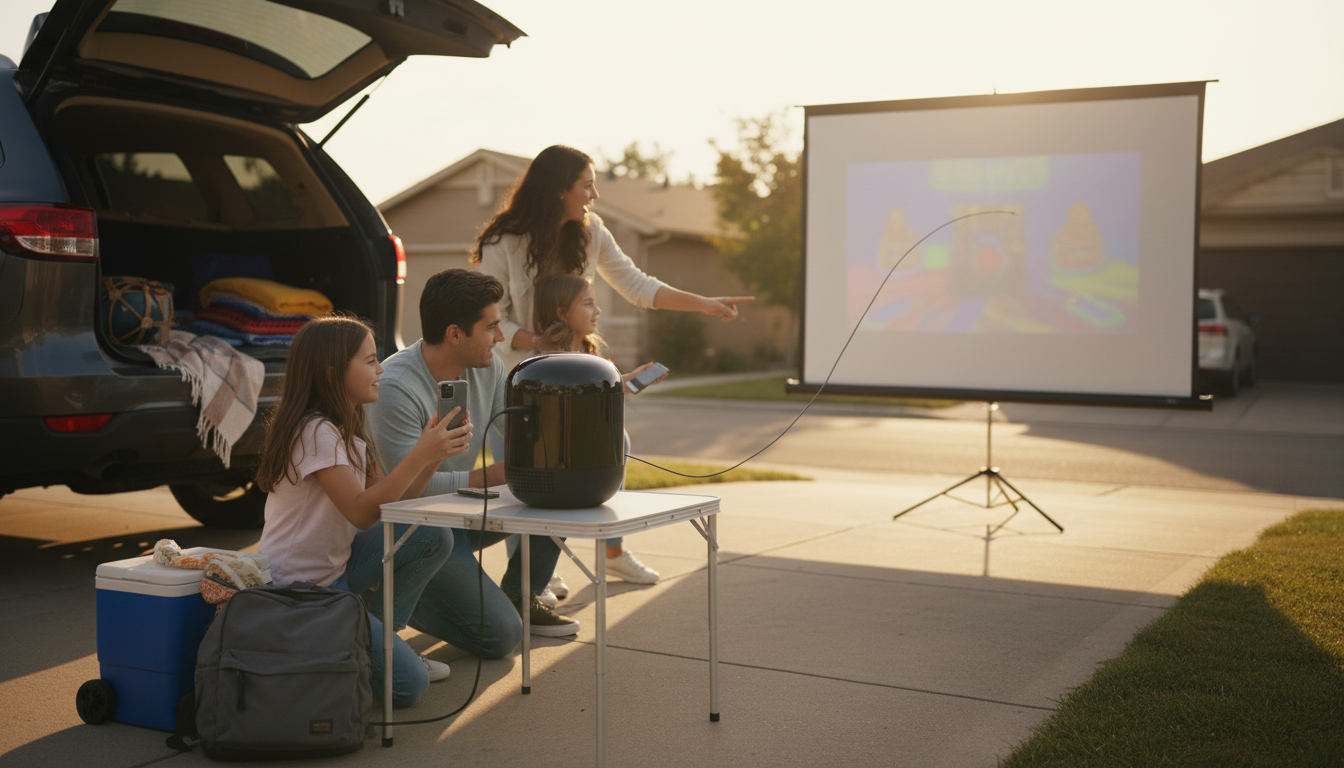 Connect an LED Projector to Your Phone: Cable or Wireless