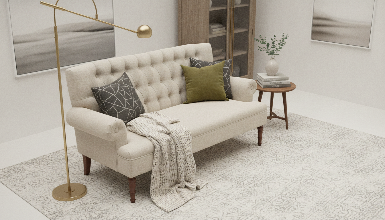 Style a Two-Seater Couch: 5 Easy, Polished Tips