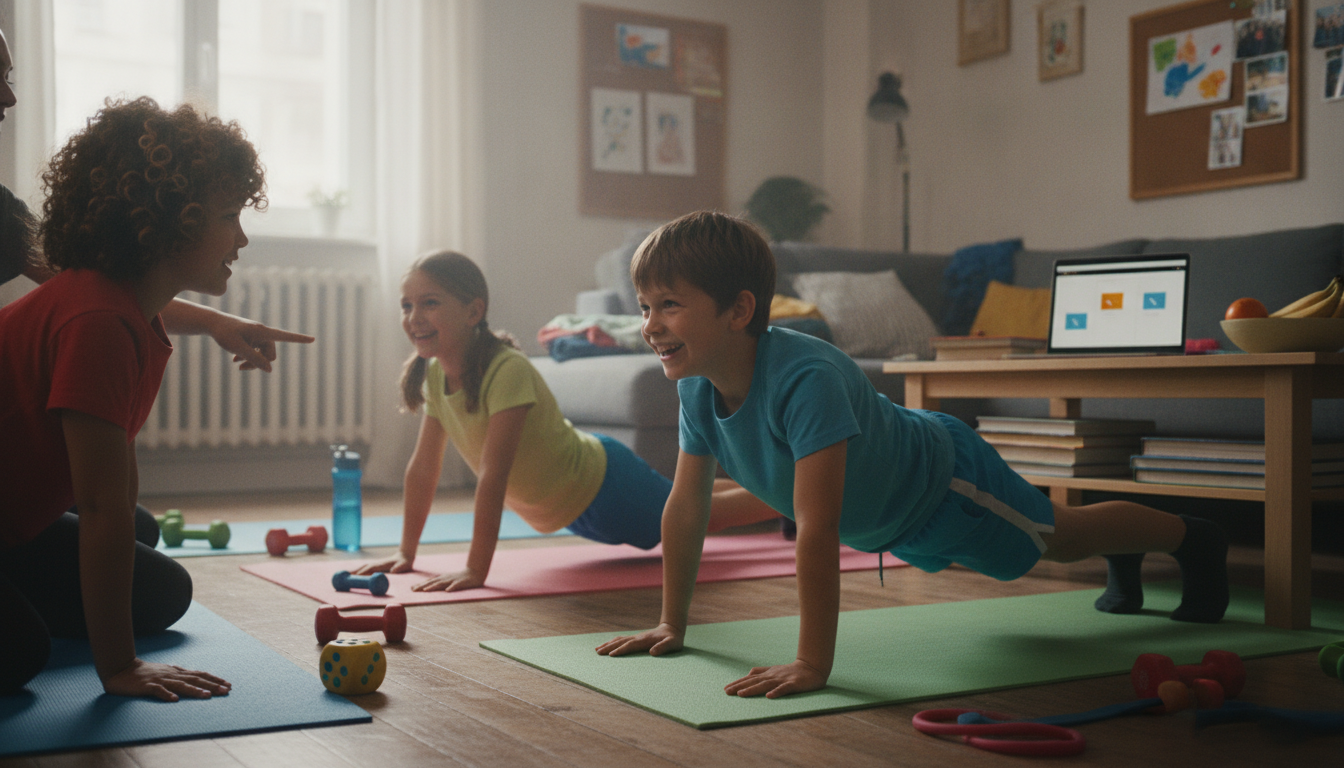 Home Workout Plan for 12-Year-Olds: Safe & Simple