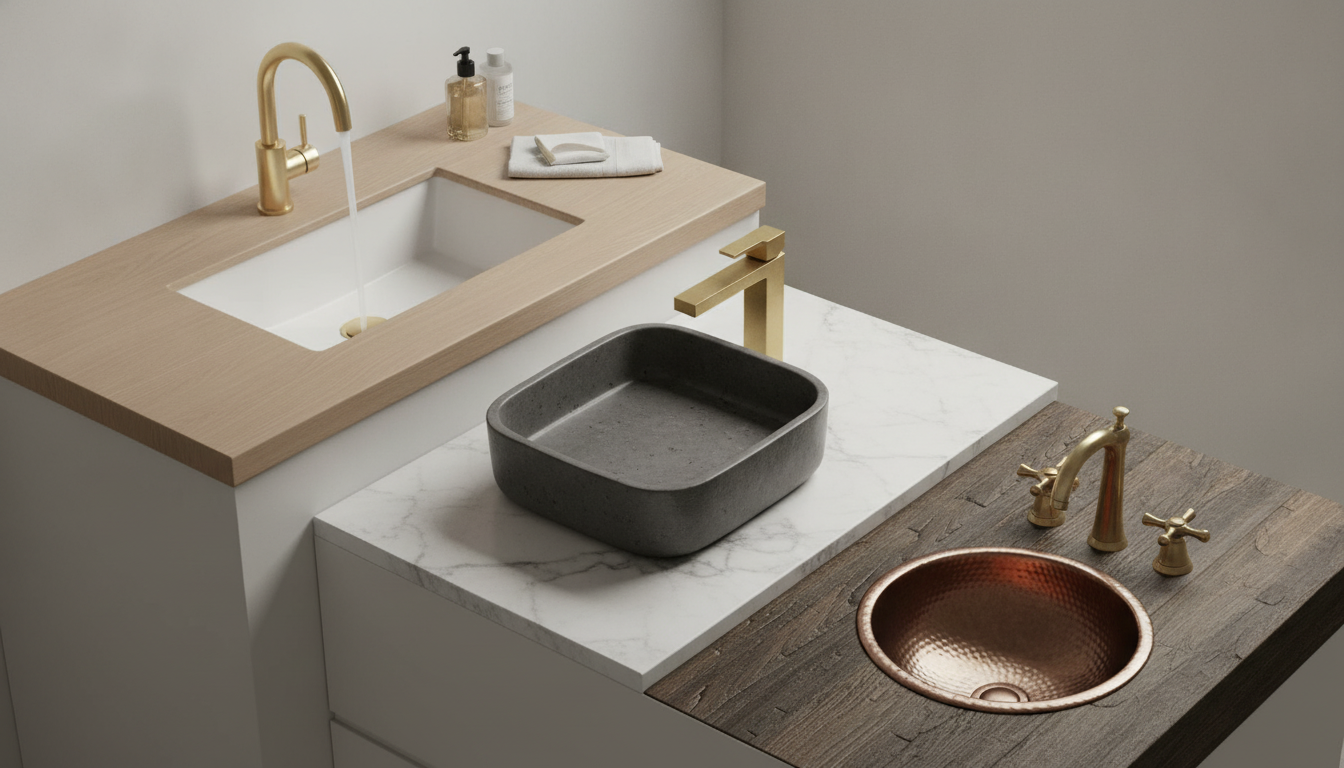 Best Sink Types to Pair With a Brass Faucet